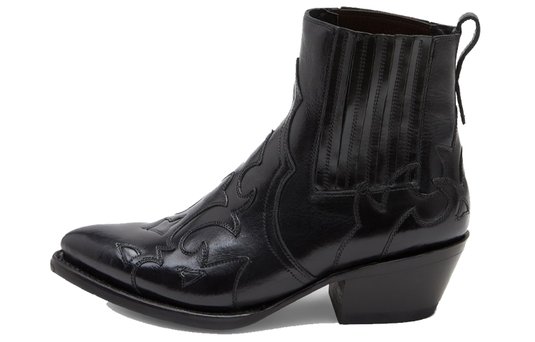 (W) Ash Phoenix 'Black Leather Boot'