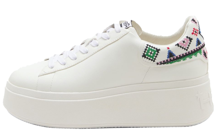 (W) Ash Platform Sneaker 'White Embroidery'