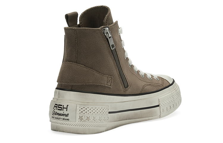 Shop (Women) Ash RAGE Mid-Top 'Distressed Brown' FW23-V-137851-001