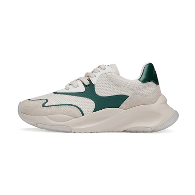 (W) Ash Restart 'Beige White Green'