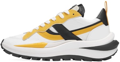 (Women) Ash Retro 'White Yellow Black Color Block' AL140B40001 (Women) Ash Retro 'White Yellow Black Color Block' AL140B40001