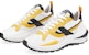 (W) Ash Retro 'Putih Kuning Hitam Warna Blok' AL140B40001