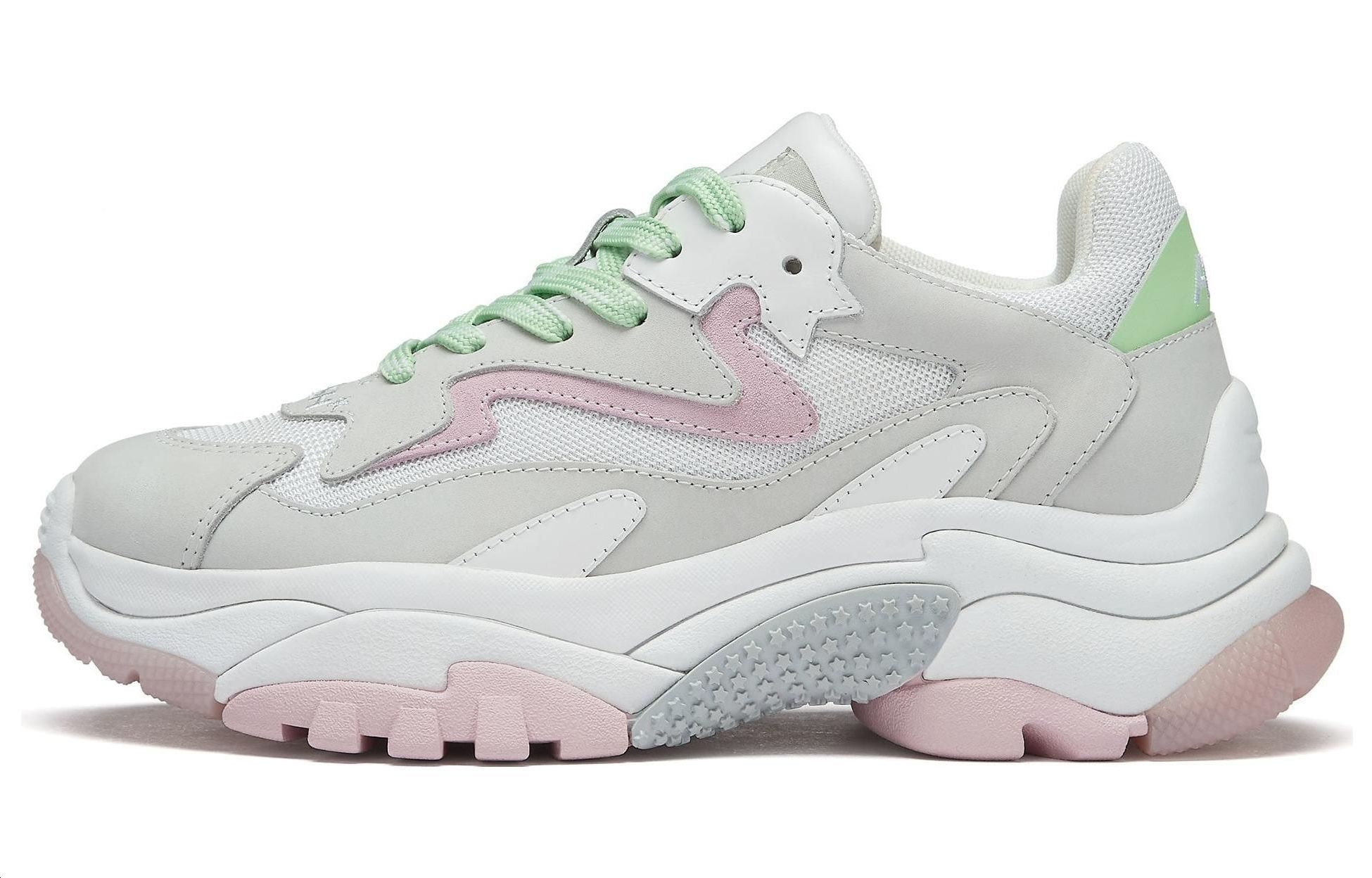 (W) Ash Retro CMFT 'White Grey Pink'