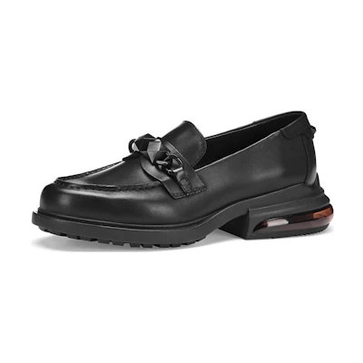 (W) Ash Retro Leather 'Black Platform'