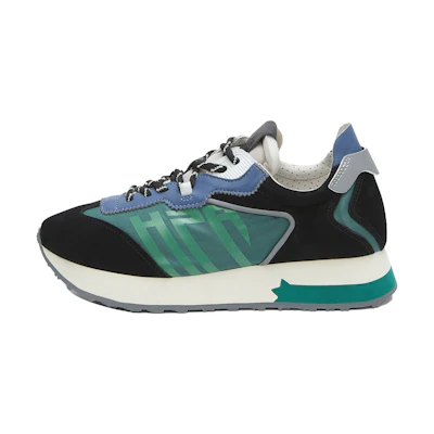 (W) Ash Retro RNNR 'Black Green'