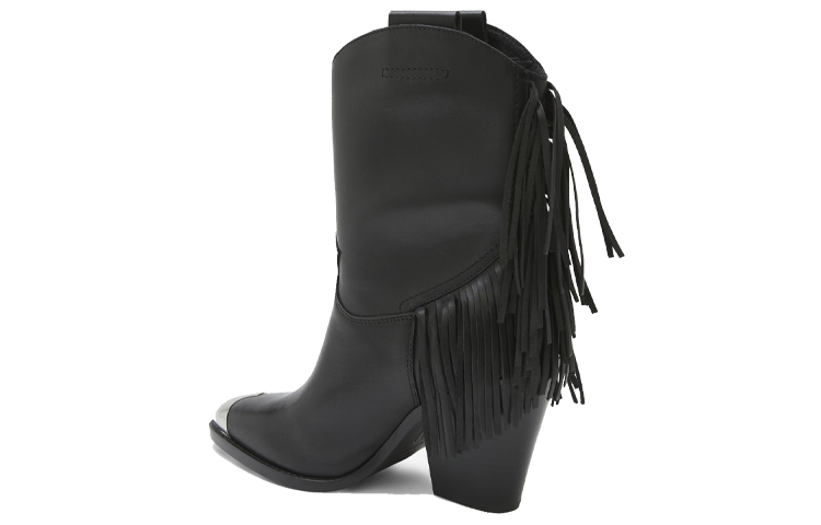 (W) Ash Retro Short Boots 'Warm High-Top Non-Slip Black' 圖 3