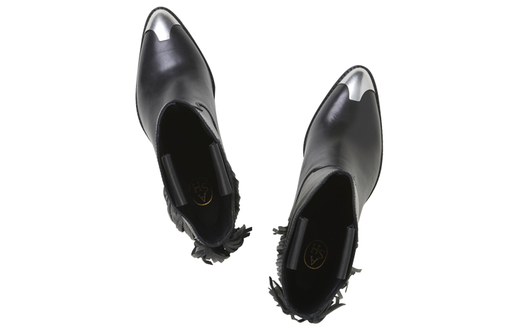 (W) Ash Retro Short Boots 'Warm High-Top Non-Slip Black' 圖 4