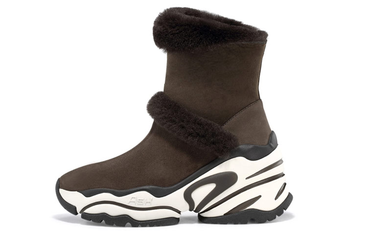 (W) Ash Retro Snow Boots 'Coffee Brown'