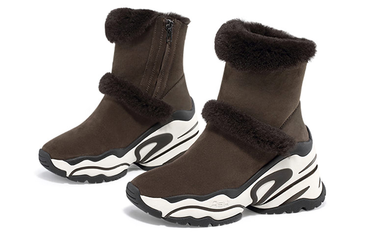 (W) Ash Retro Snow Boots 'Coffee Brown' 圖 3