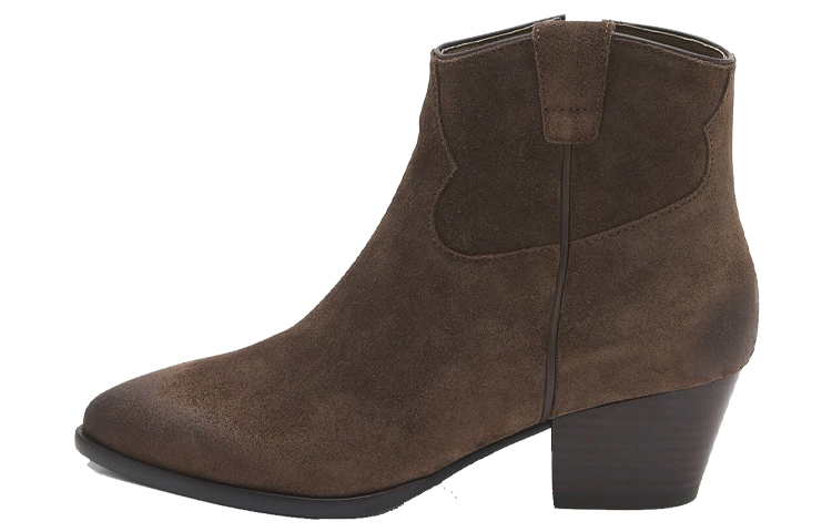 (Women) Ash Retro Suede Ankle Boot 'Brown' FW20-M-133882-006