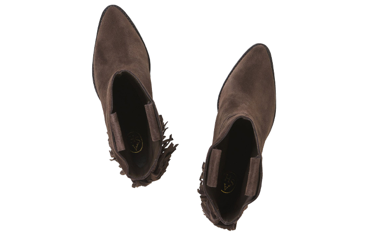 (W) Ash Retro Tassel Suede Ankle Boots 'Dark Mocha' 圖 4