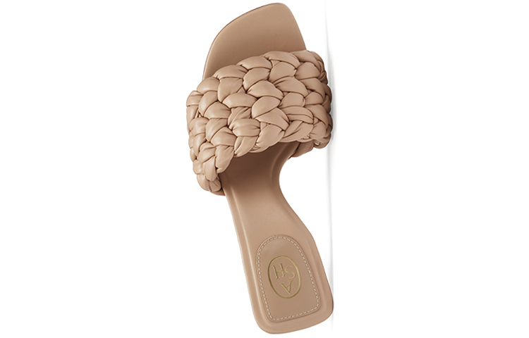 (W) Ash Rose Fashion Sandal 'Light Brown' 'Summer Knit Peep-Toe Mid-Heel' 圖 8
