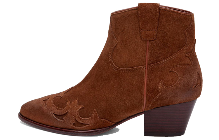 (Women) Ash Short Boot 'Embossed Velvet Brown' SS20-M-133884-002