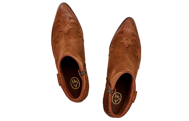 (W) Ash Short Boot 'Embossed Velvet Brown' 圖 4