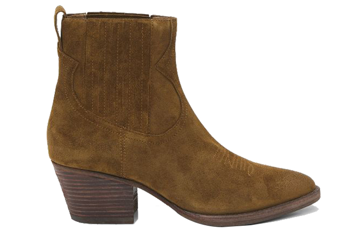 (W) Ash Short Boots 'Brown Embroidery' 圖 2