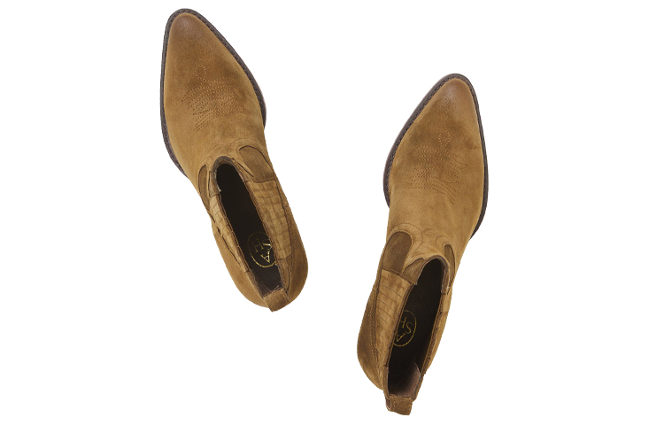 (W) Ash Short Boots 'Brown Embroidery' 圖 4