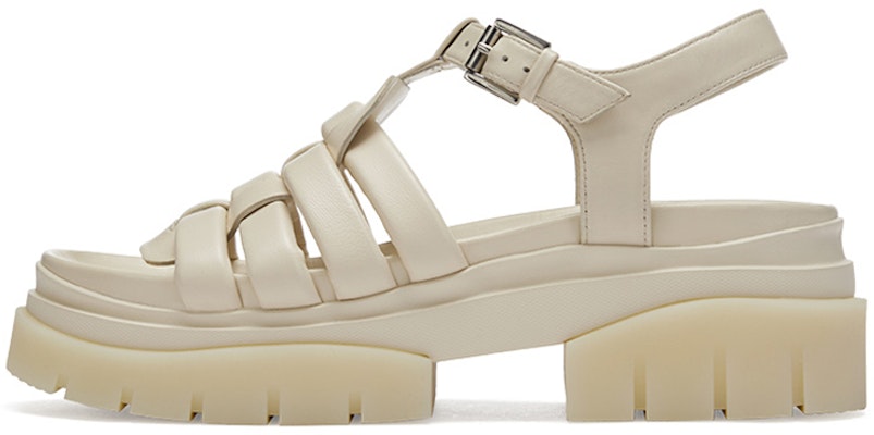 ASH Sirena系列 搭扣增高齒輪底涼鞋 女款 杏色 Buy ASH Sirena系列 搭扣增高齒輪底涼鞋 女款 杏色