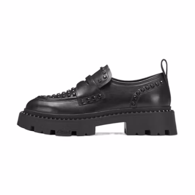 (W) Ash Slip-On 'Black Studs'
