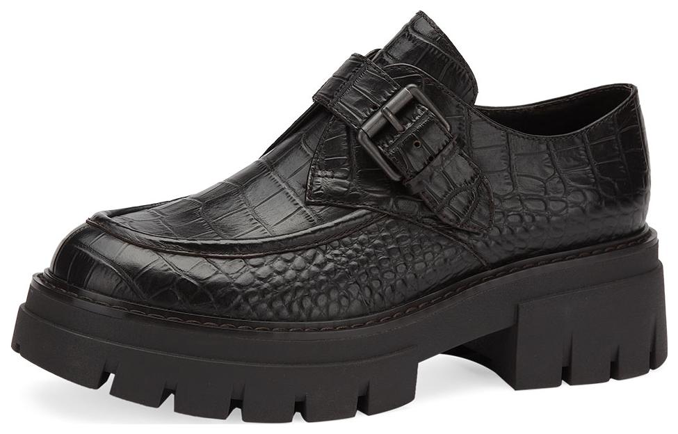 (Women) Ash Slip-On 'British Retro Thick Sole Brown Black' FW21-M-135468-004