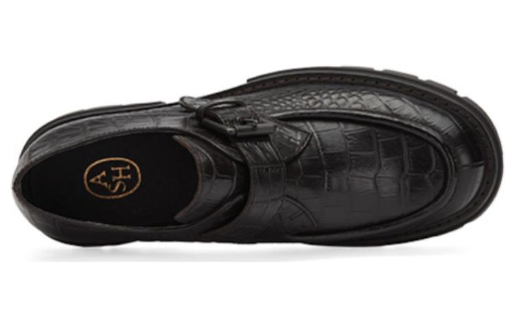 Lookbook (W) Ash Slip-On 'Suela Gruesa Retro Británico Marrón Negro' FW21-M-135468-004