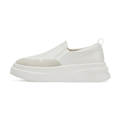 (W) Ash Slip-On 'Colorblock White'