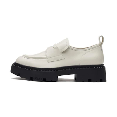 (W) Ash Slip-On 'Retro British Grey White'
