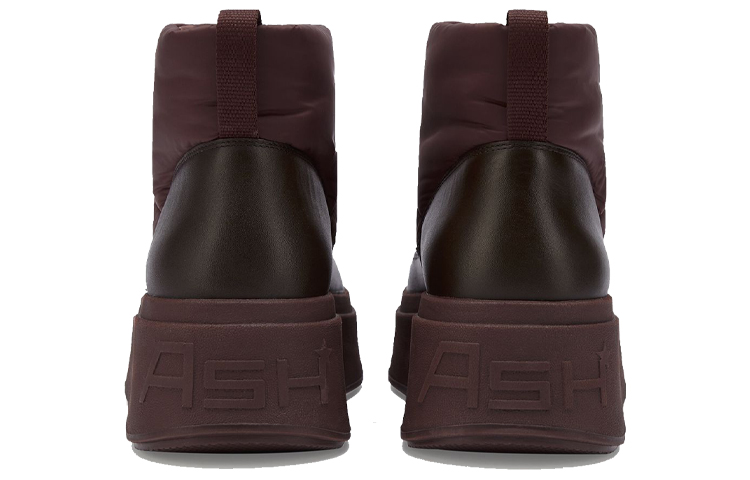 (W) Ash Snow Boots 'Burgundy' 圖 4