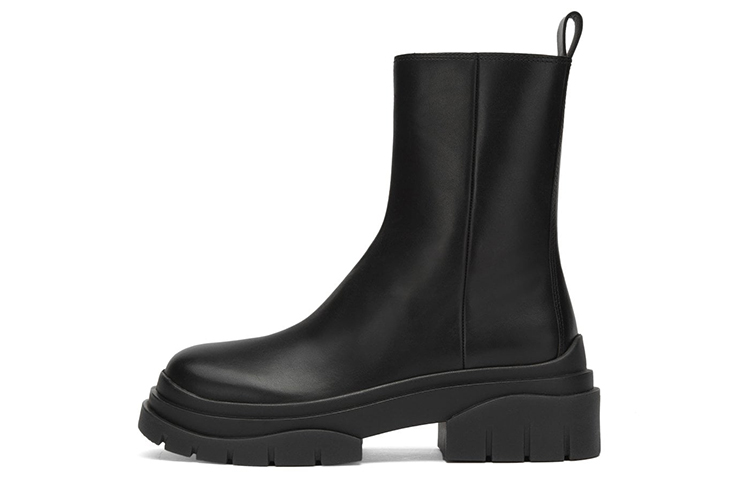 (W) Ash Sting Chelsea Boot 'Black Warmth Durability'
