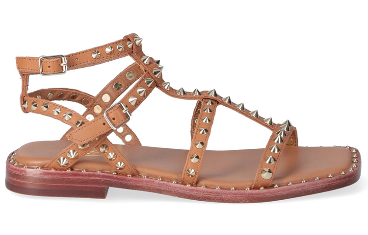 (W) Ash Studded Open-Toe Sandals 'Brown' 圖 2