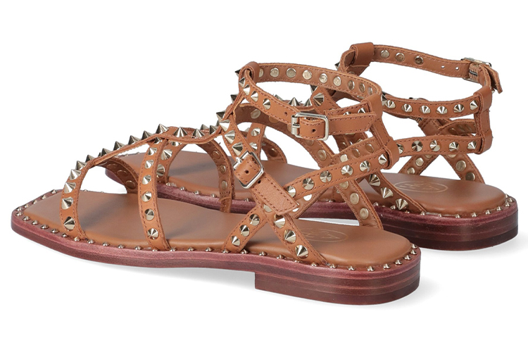 (W) Ash Studded Open-Toe Sandals 'Brown' 圖 5