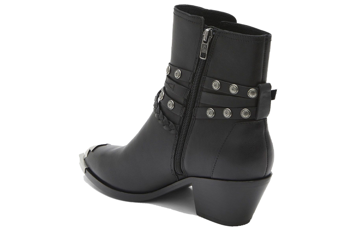 (W) Ash Studded Strap Ankle Boots 'Black' 圖 3