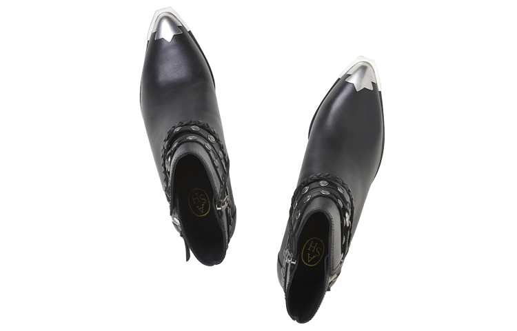 (W) Ash Studded Strap Ankle Boots 'Black' 圖 4