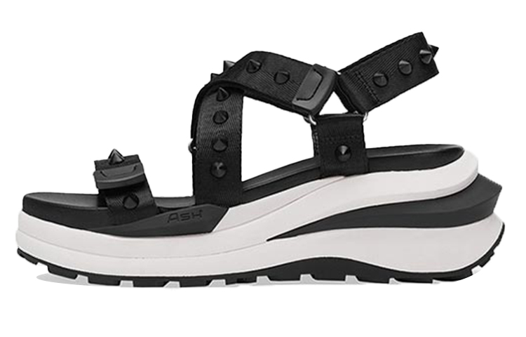 (Women) Ash Sunny Studs 'Black Comfort Sport Sandals' AL260F4004799