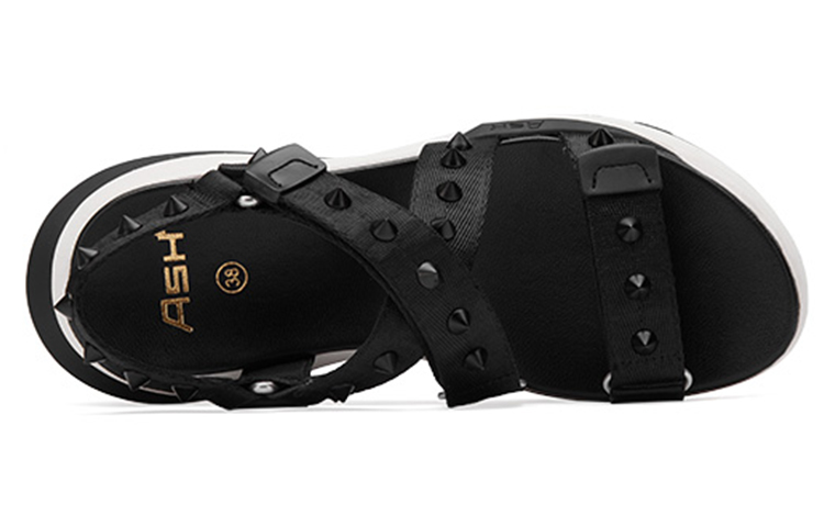 Lookbook (W) 애쉬 써니 블랙 컴포트 스포츠 샌들 (or) 애쉬 써니 블랙 샌들 AL260F4004799