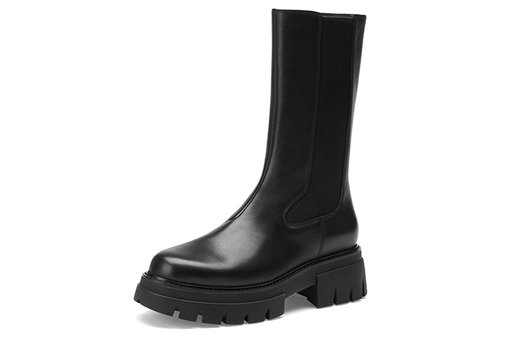 Order (W) Ash 黑色高筒切尔西靴 FW21-M-135695-002