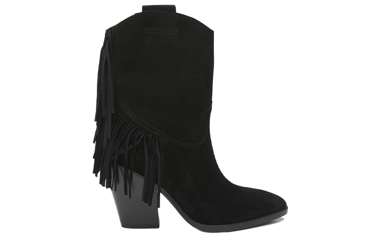 Order (Women) Ash Tassel Suede Retro Casual Ankle Boot 'Black' FW20-M-133965-001