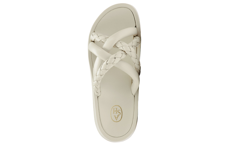 Shop (Women) Ash Vanessa Bis 'Apricot Woven Leather' SS22-M-136100-007
