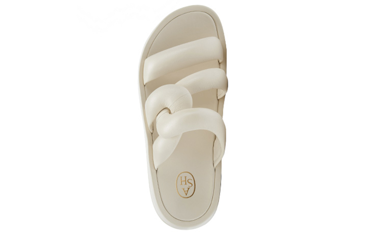 (W) Ash Versus 'Apricot CMFT Leather Platform Slides' 圖 4