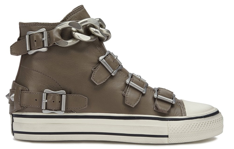 (W) Ash Victim 'Grey Brown Buckle Topo Leather' 圖 2