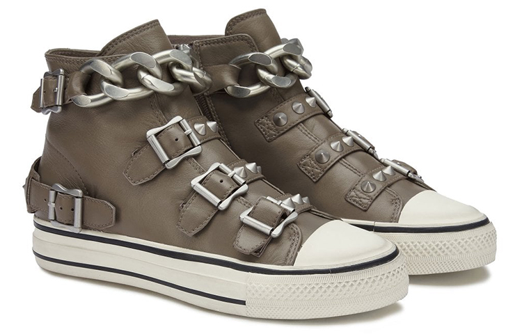 (W) Ash Victim 'Grey Brown Buckle Topo Leather' 圖 3