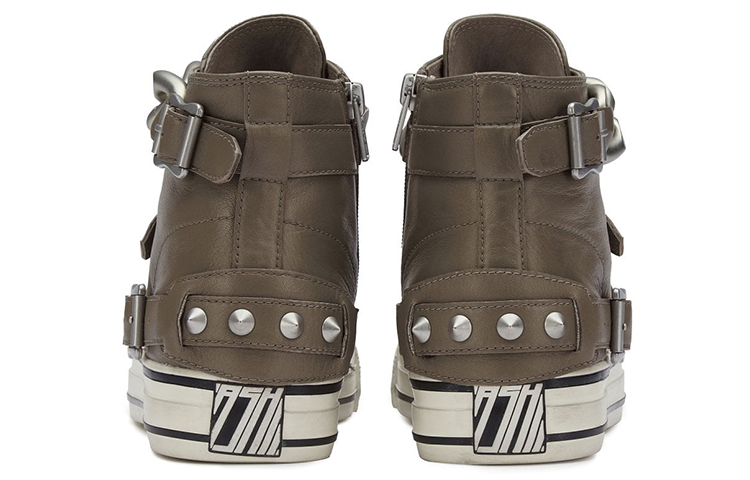 (W) Ash Victim 'Grey Brown Buckle Topo Leather' 圖 4