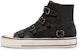 (Women) Ash Virgin 'Black Leather High-Top Wedge Sneakers' SS20-V-132212-001
