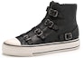 Order (Women) Ash Virgin 'Black Leather High-Top Wedge Sneakers' SS20-V-132212-001