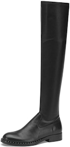 ASH WALK 顯瘦彈力 高筒靴 女款 黑色 Buy ASH WALK 顯瘦彈力 高筒靴 女款 黑色