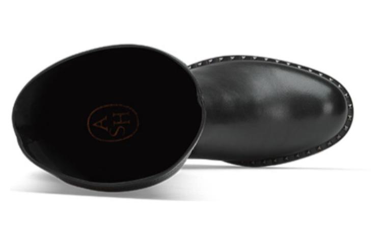 Lookbook ASH WALK 顯瘦彈力 高筒靴 女款 黑色