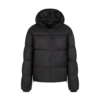 (Women) Asics Black Windproof Down Jacket Hooded Casual Warm Coat. 2032C936-001