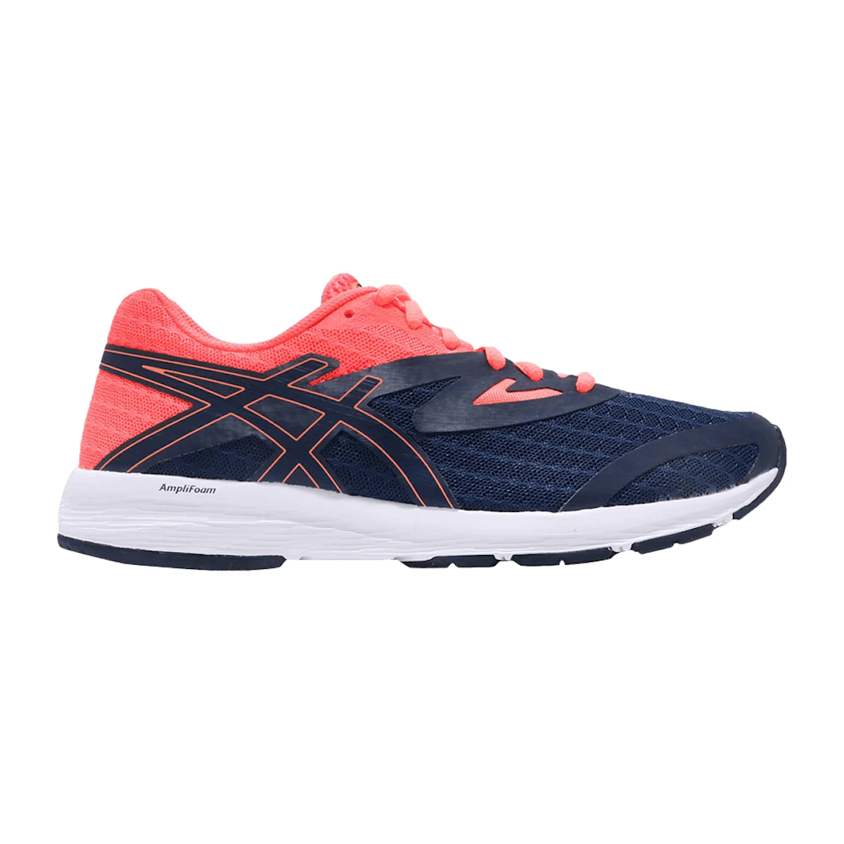 Buy Women ASICS Amplica Blue Flash Coral T875N 4949 Novelship