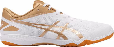 (Women) ASICS Attack Dominate FF 2 'White Pure Gold' 1073A010-102 (Women) ASICS Attack Dominate FF 2 'White Pure Gold' 1073A010-102
