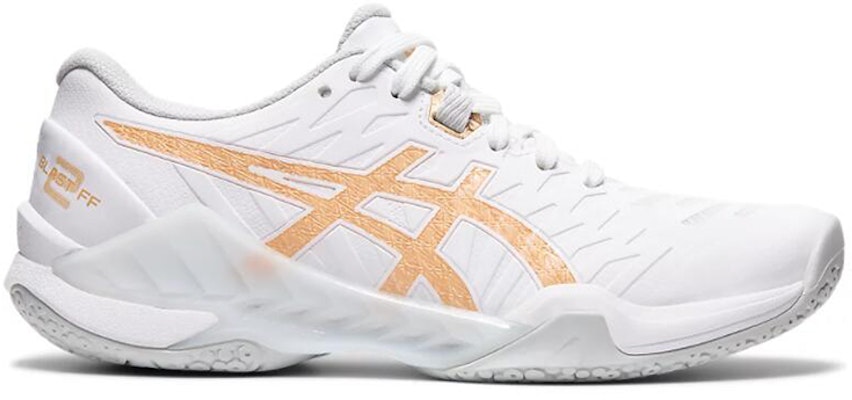 (Women) ASICS Blast FF 2 Running Shoes White/Golden 1072A046-102 Order (Women) ASICS Blast FF 2 Running Shoes White/Golden 1072A046-102