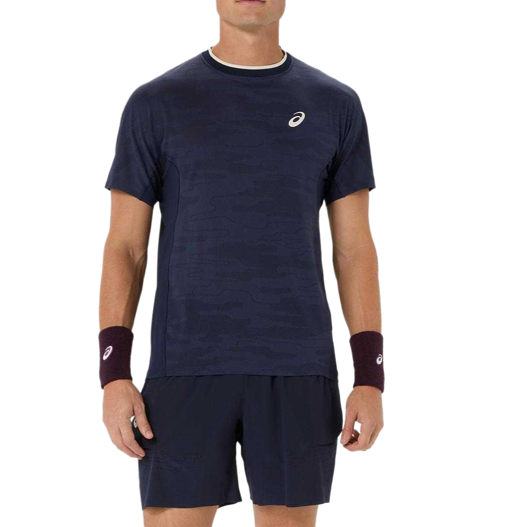 ASICS Breathable Short Sleeve Tennis Pullover Shirt 2041A419-400